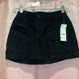 BDG black cargo skirt xs